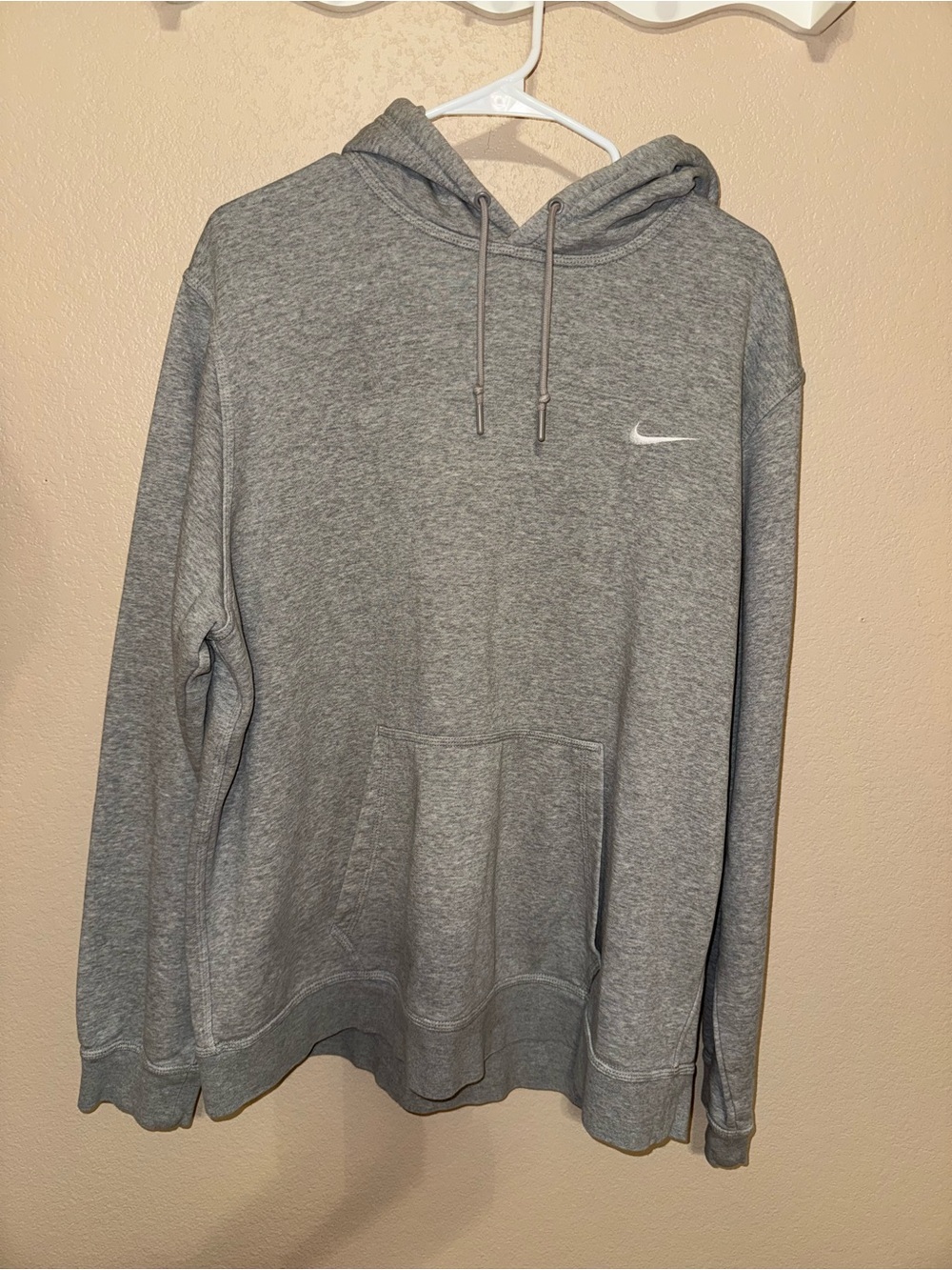 Nike Heather Gray Pullover Hoodie Size XXL